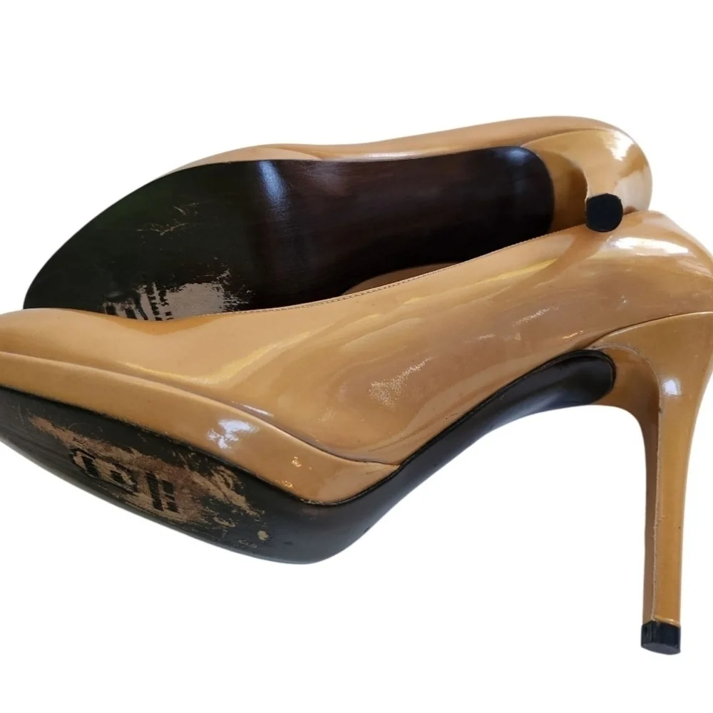 Stuart Weitzman Adobe Aniline Platswoon Pumps Size 10N